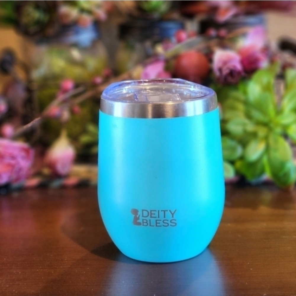 Deity Bless Blue Insulated Tumbler